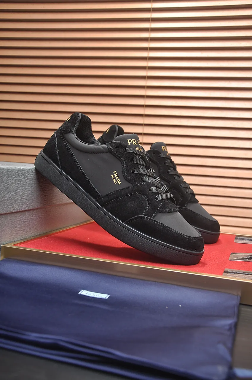 Men's shoes 💰580💶【PRADA】Top original, new season, high quality original goods, top imported calfskin with original imported glue, imported cowhide inside with original cowhide feet, original outsole! Quality guaranteed! Code 38-45 (45 customized)